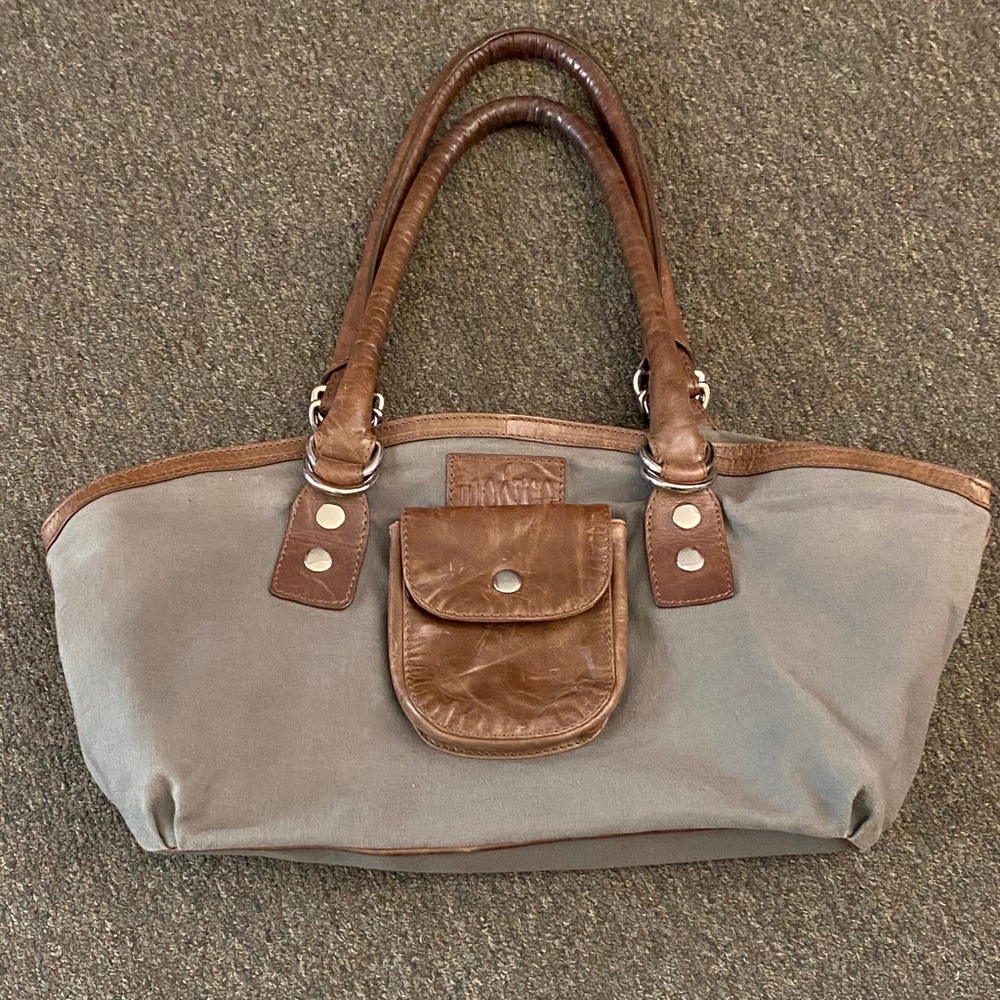 MO&CO Brown and Green Bag